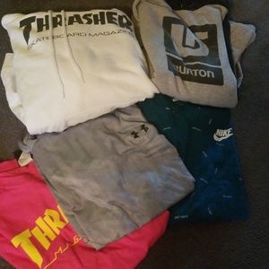 Mens lot of tshirt/sweatshirts